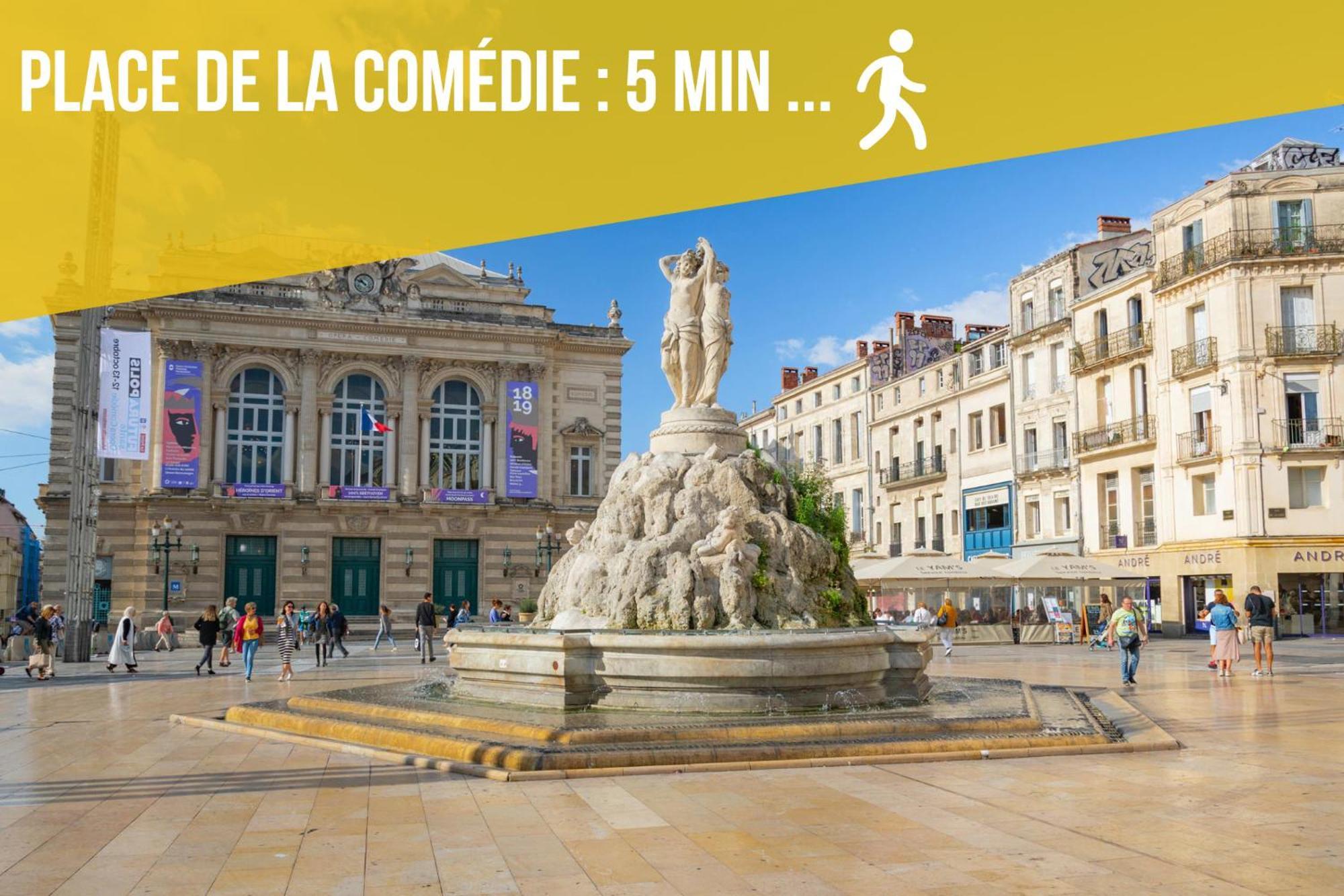 Le Chapeau Rouge - Centre Historique - Corum - Tramway - Climatisation Montpellier Zewnętrze zdjęcie